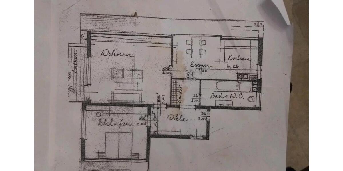 Dachgeschoßwohnung Hagen Dahl - 3 Zimmer, 80 m&sup2;, 778&euro; | Angebot:26602669