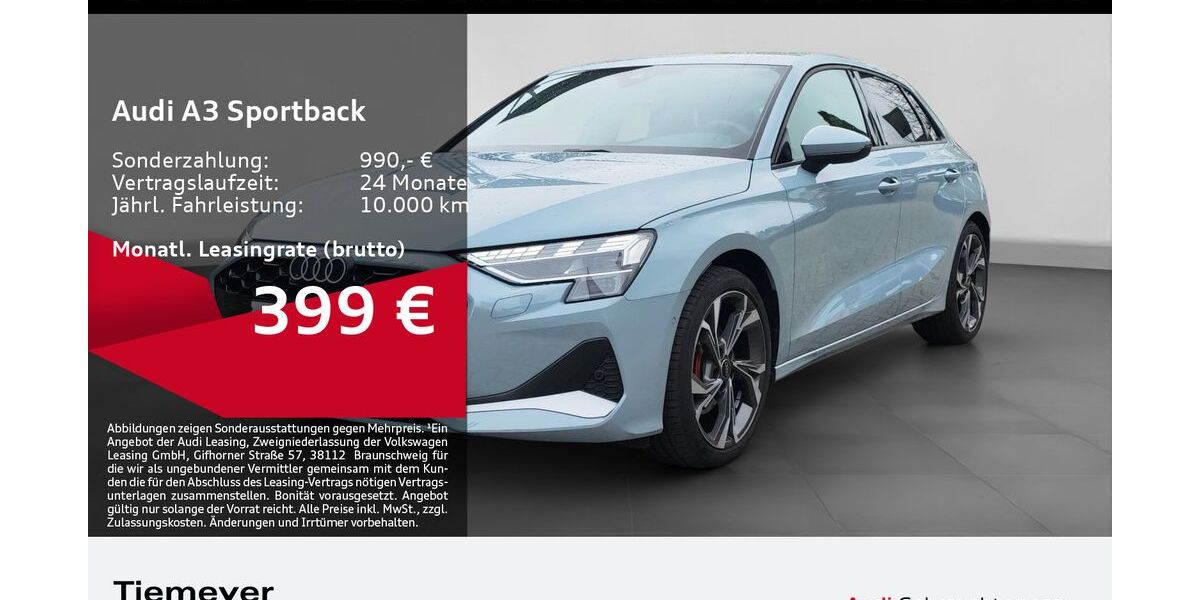 Audi A3 6.140 km 37.990 &euro; Remscheid 42897