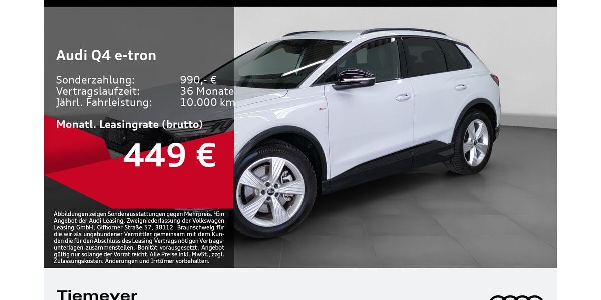 Audi Q4 e-tron 8.829 km 46.630 &euro; Bochum 44809