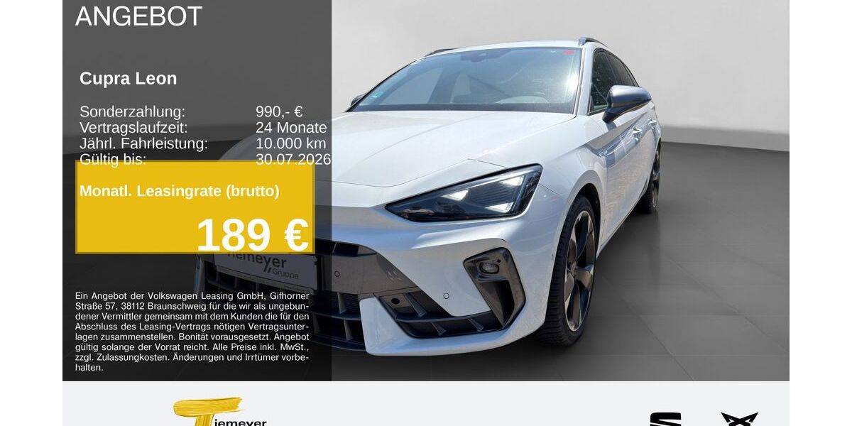 Cupra Leon 20.655 km 29.210 &euro; Lüdenscheid 58513