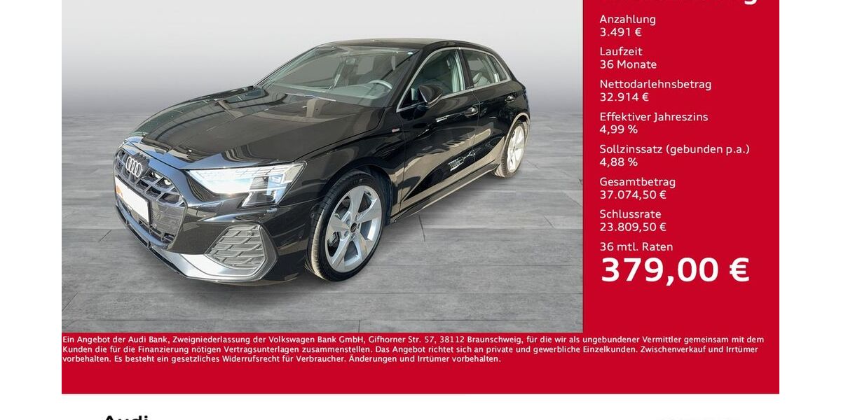 Audi A3 9.399 km 36.405 &euro; Dortmund 44143