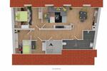 Dachgeschoßwohnung Remscheid Remscheid-Süd - 3 Zimmer, 71 m&sup2;, 1.130&euro; | Angebot:27572255