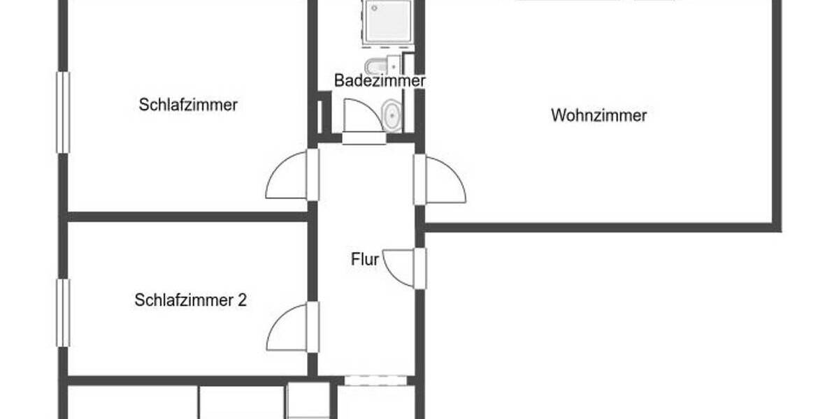 Etagenwohnung Bochum Westenfeld - 3 Zimmer, 69 m&sup2;, 119.000&euro; | Angebot:26673471