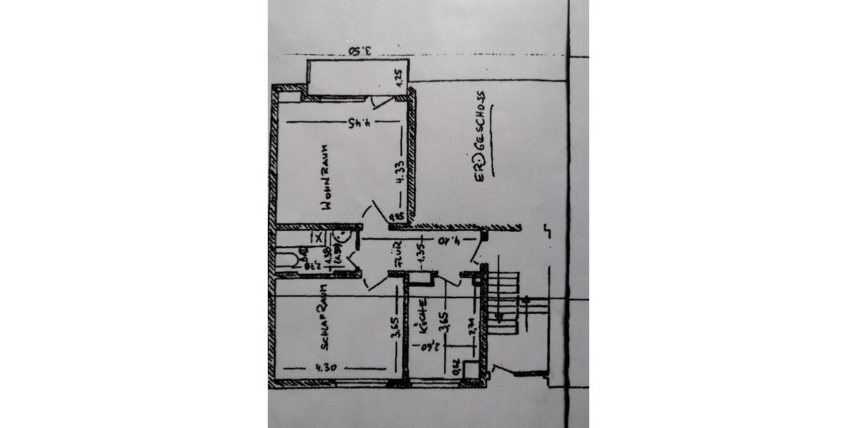 Erdgeschoßwohnung Bochum Höntrop - 2 Zimmer, 56 m&sup2;, 575&euro; | Angebot:27606556