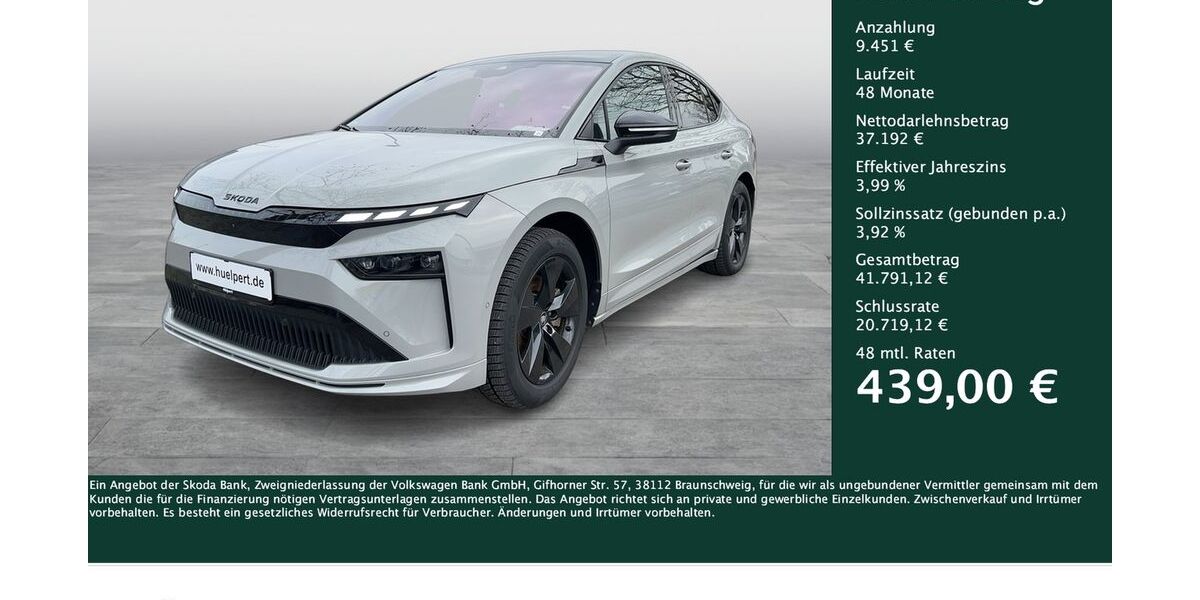 Skoda Enyaq 20.560 km 46.298 &euro; Dortmund 44269