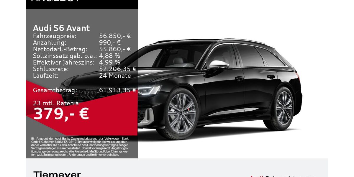 Audi S6 16.479 km 56.280 &euro; Lüdenscheid 58511