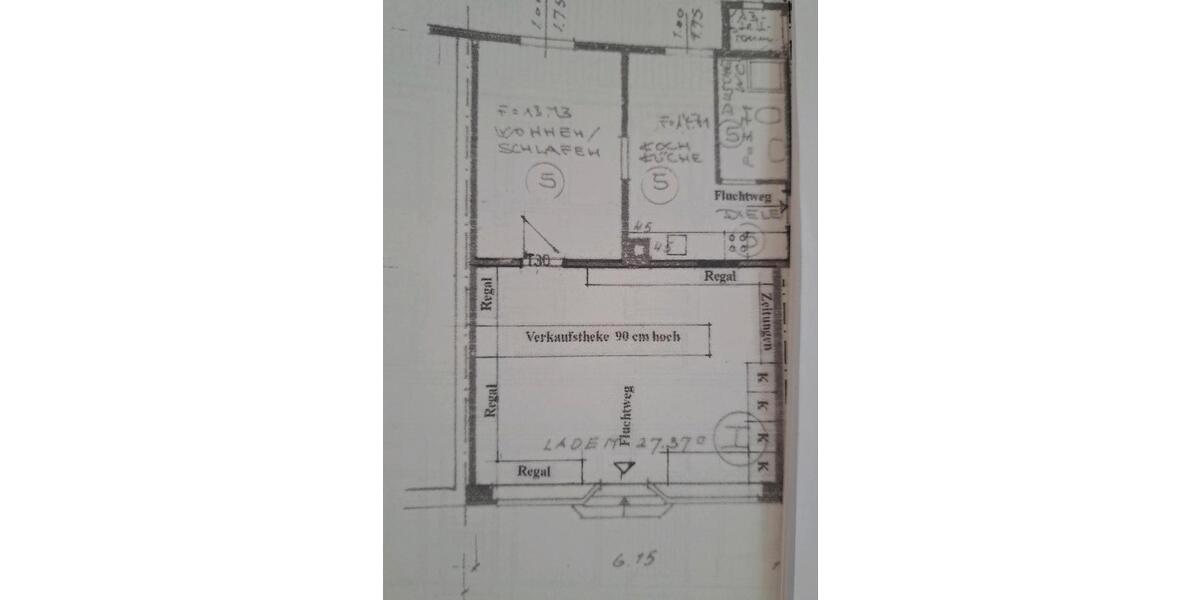 Erdgeschoßwohnung Wuppertal Gemarkung Langerfeld - 2 Zimmer, 59 m&sup2;, 95.000&euro; | Angebot:26449659