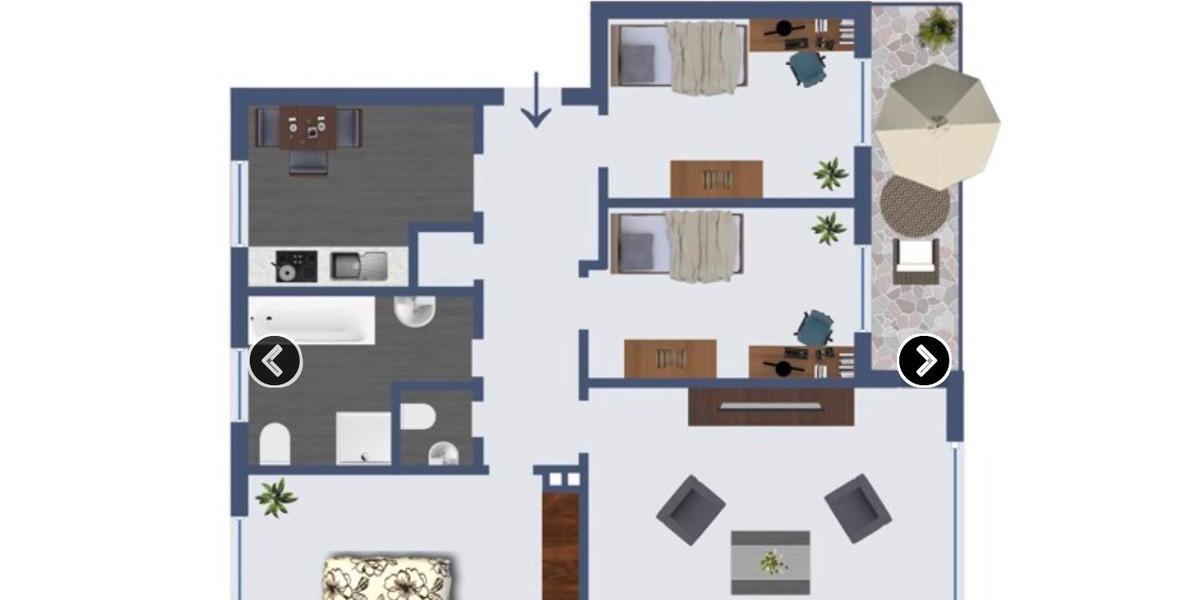 Etagenwohnung Lüdenscheid Augustenthal - 4.5 Zimmer, 106 m&sup2;, 1.150&euro; | Angebot:24801812