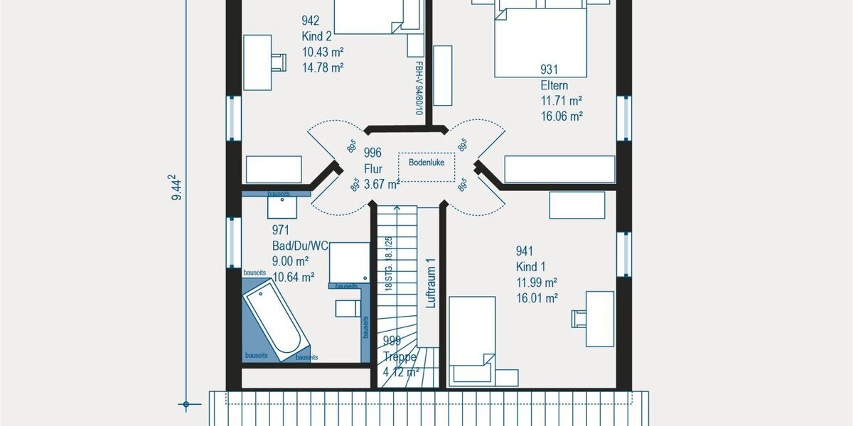 Individuell planbares Einfamilienhaus mit Gestaltungsspielraum in Wuppertal - Einfamilienhaus Wuppertal Gemarkung Ronsdorf | Angebot:27642562
