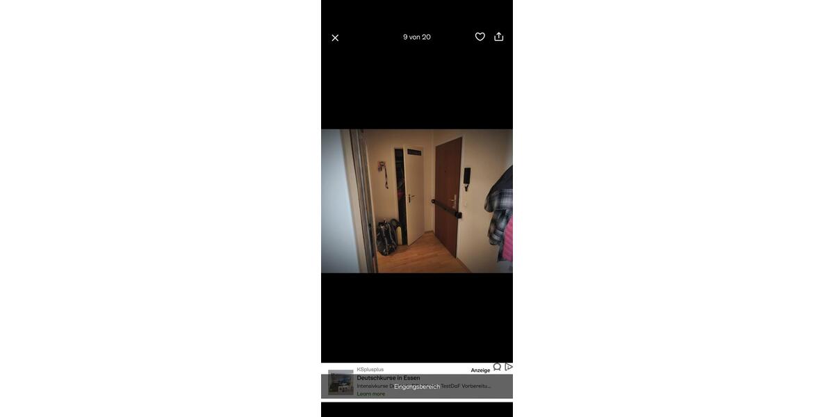 Etagenwohnung Wuppertal Elberfeld - 1.5 Zimmer, 41 m&sup2;, 620&euro; | Angebot:26703655