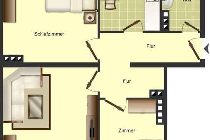 Wohnung Remscheid Hammertal - 3 Zimmer, 69 m&sup2;, 579&euro; | Angebot:27738694