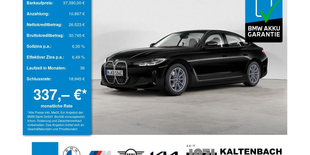 BMW i4 58.040 km 36.390 &euro; Remscheid 42897