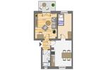 Etagenwohnung Dortmund Hombruch - 2 Zimmer, 44 m&sup2;, 423&euro; | Angebot:26588018