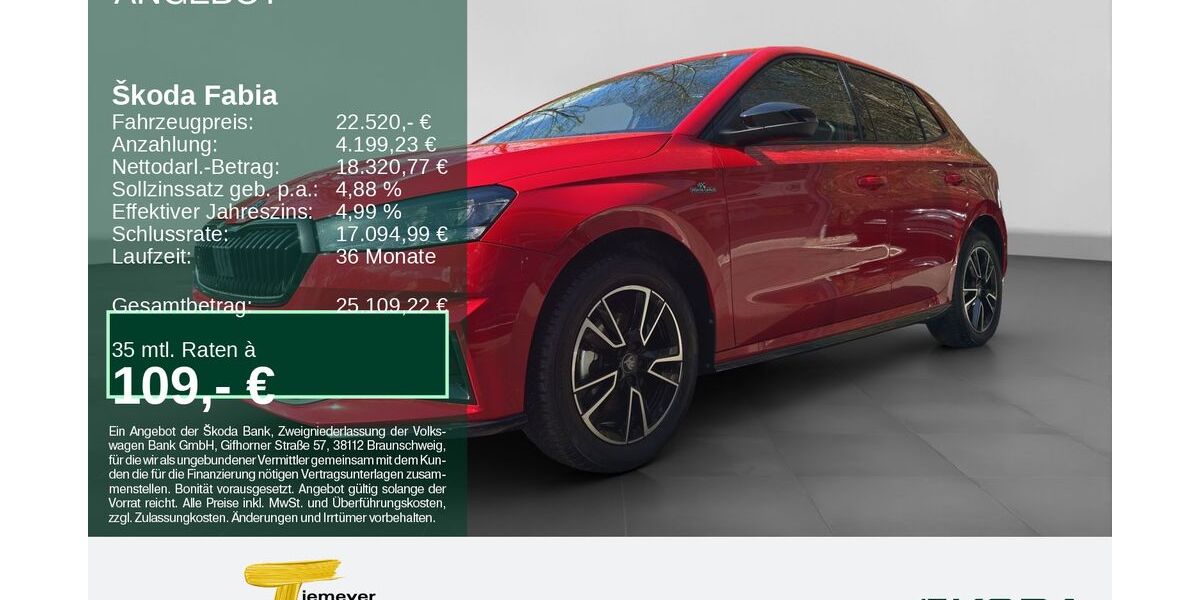 Skoda Fabia 18.128 km 22.250 &euro; Remscheid 42857
