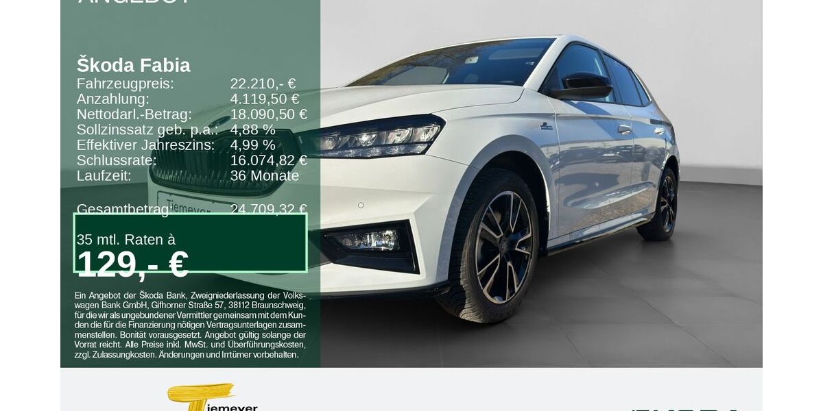 Skoda Fabia 23.014 km 22.210 &euro; Remscheid 42857