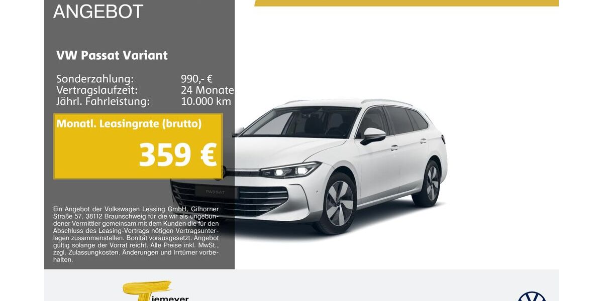 VW Passat Variant 26.975 km 34.490 &euro; Bochum 44892