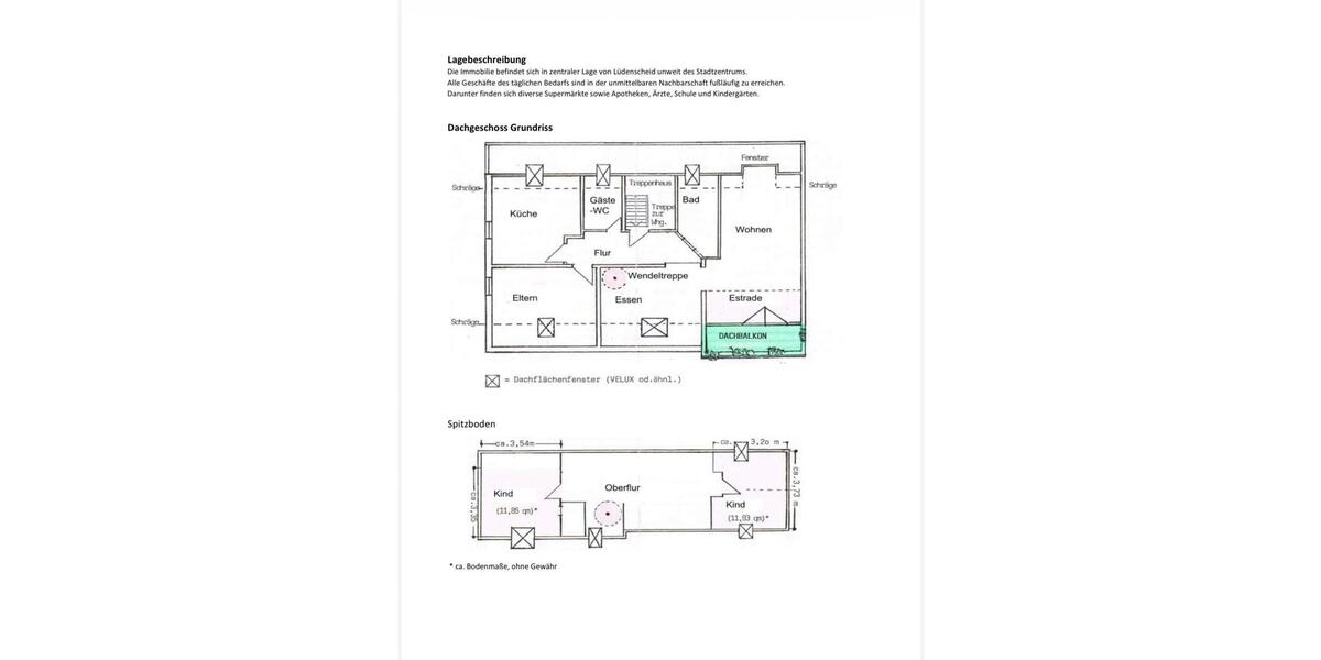 Maisonettenwohnung Lüdenscheid Staberg - 2.5 Zimmer, 93 m&sup2;, 215.000&euro; | Angebot:26647198