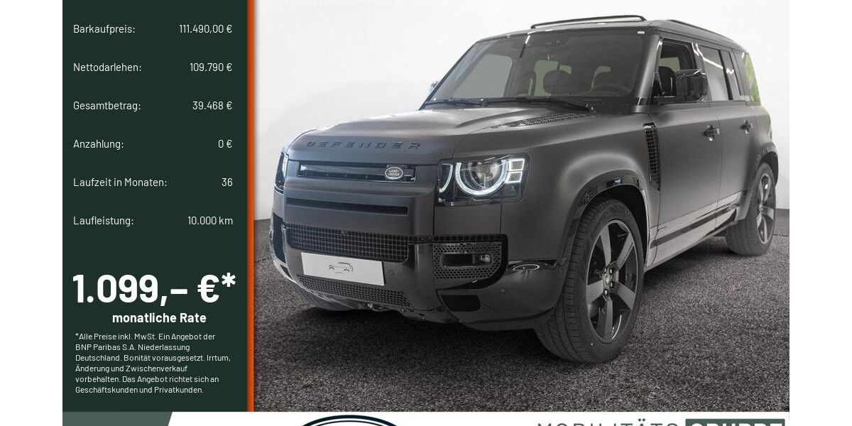 Land Rover Defender 4.500 km 110.990 &euro; Lüdenscheid 58507