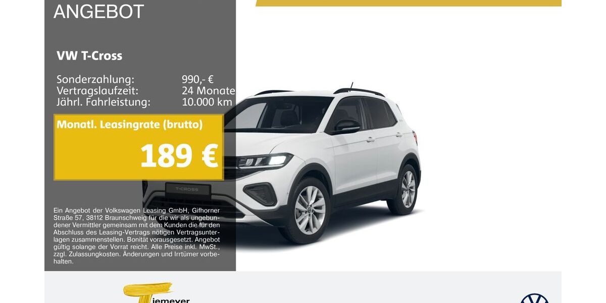 VW T-Cross 25.442 km 22.970 &euro; Lüdenscheid 58507