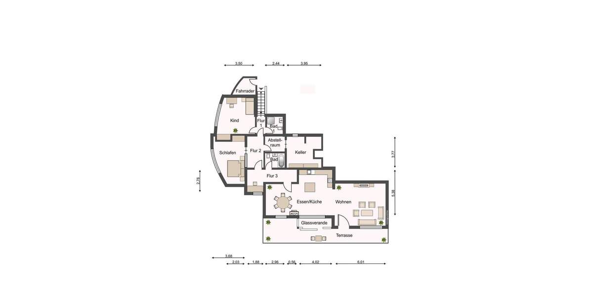 Etagenwohnung Dortmund / Kirchhörde Kirchhörde - 3 Zimmer, 130 m&sup2;, 475.000&euro; | Angebot:25696382
