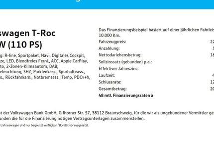 VW T-Roc 46.266 km 22.450 &euro; Wuppertal 42109