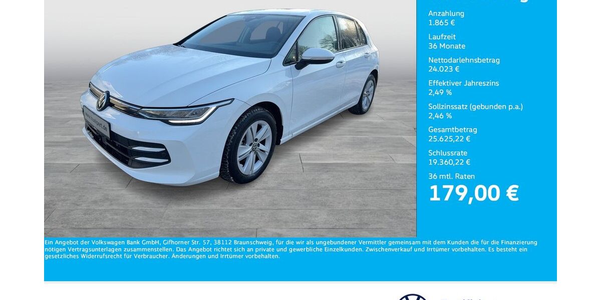 VW Golf 12.515 km 25.888 &euro; Unna 59423