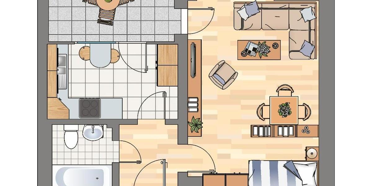 Etagenwohnung Dortmund Aplerbeck - 3 Zimmer, 69 m&sup2;, 554&euro; | Angebot:25906442