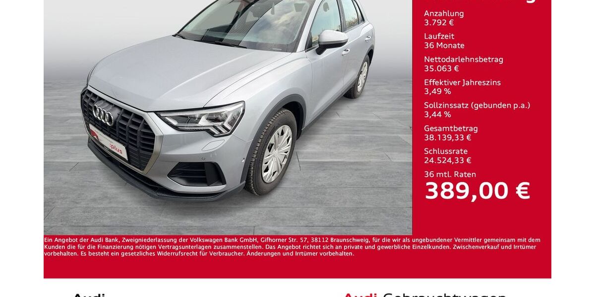 Audi Q3 13.825 km 37.998 &euro; Dortmund 44143