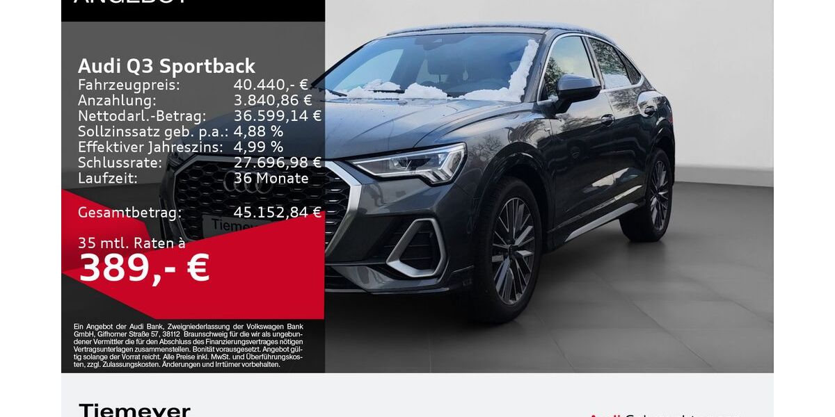 Audi Q3 12.000 km 38.850 &euro; Remscheid 42897