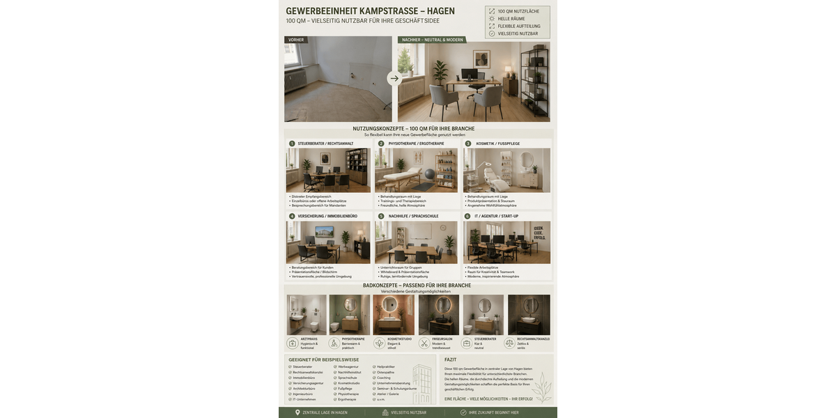Gewerbeobjekt Hagen - 1.000&euro; | Angebot:27147813