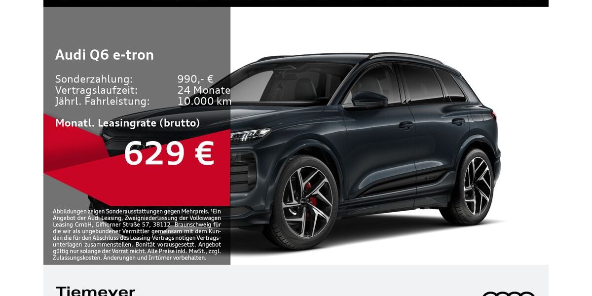 Audi Q6 e-tron 22.916 km 63.870 &euro; Bochum 44809