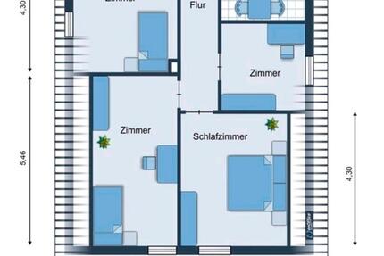Wohnung Velbert Velbert-Mitte - 3.5 Zimmer, 70 m&sup2;, 850&euro; | Angebot:26577484