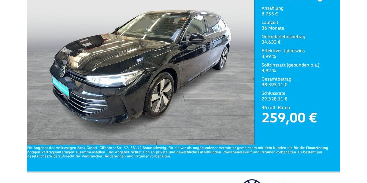 VW Passat Variant 9.839 km 37.177 &euro; Unna 59423