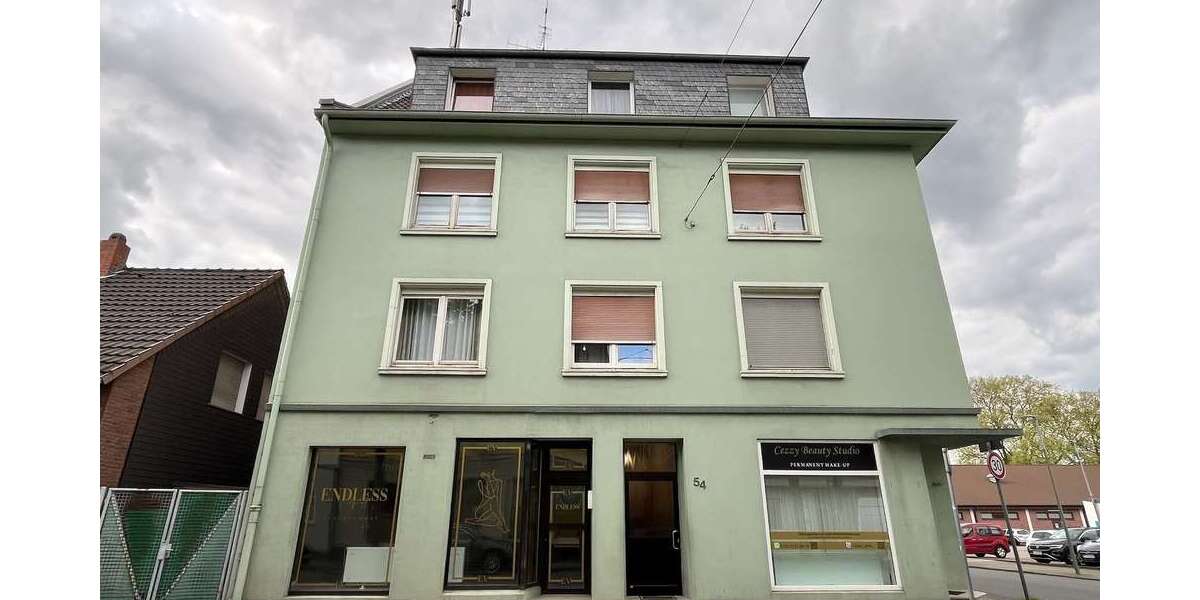 Lukratives Wohn-& Geschäftshaus mit 8 Whg, 3 Gewerben und 2 Keller Lagerflächen + Antenne in Bochum - Wohn- & Geschäftshaus Bochum Günnigfeld | Angebot:22082313