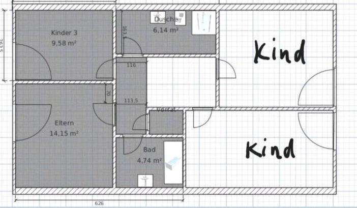 Reihenhaus Bochum Eppendorf - 5.5 Zimmer, 131 m&sup2;, 440.000&euro; | Angebot:23460570