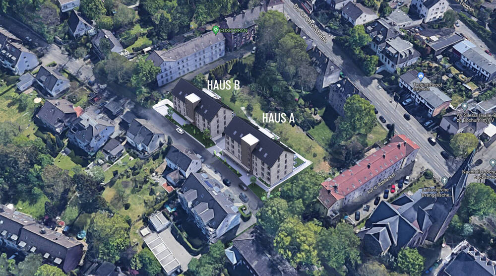 Etagenwohnung Bochum Linden - 2 Zimmer, 73 m&sup2;, 319.000&euro; | Angebot:25690405