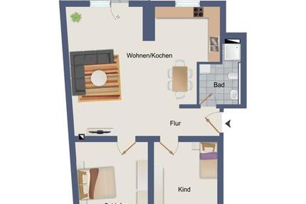 Wohnung Gevelsberg - 3 Zimmer, 77 m&sup2;, 770&euro; | Angebot:24866130