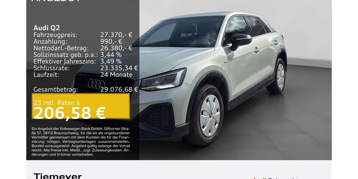 Audi Q2 8.211 km 26.920 &euro; Lüdenscheid 58511