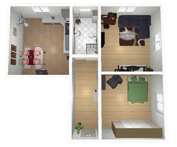 Etagenwohnung Holzwickede - 2.5 Zimmer, 69 m&sup2;, 490&euro; | Angebot:27295226