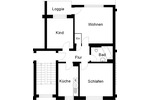 Etagenwohnung Herne Wanne-Bickern - 3.5 Zimmer, 69 m&sup2;, 466&euro; | Angebot:26630930