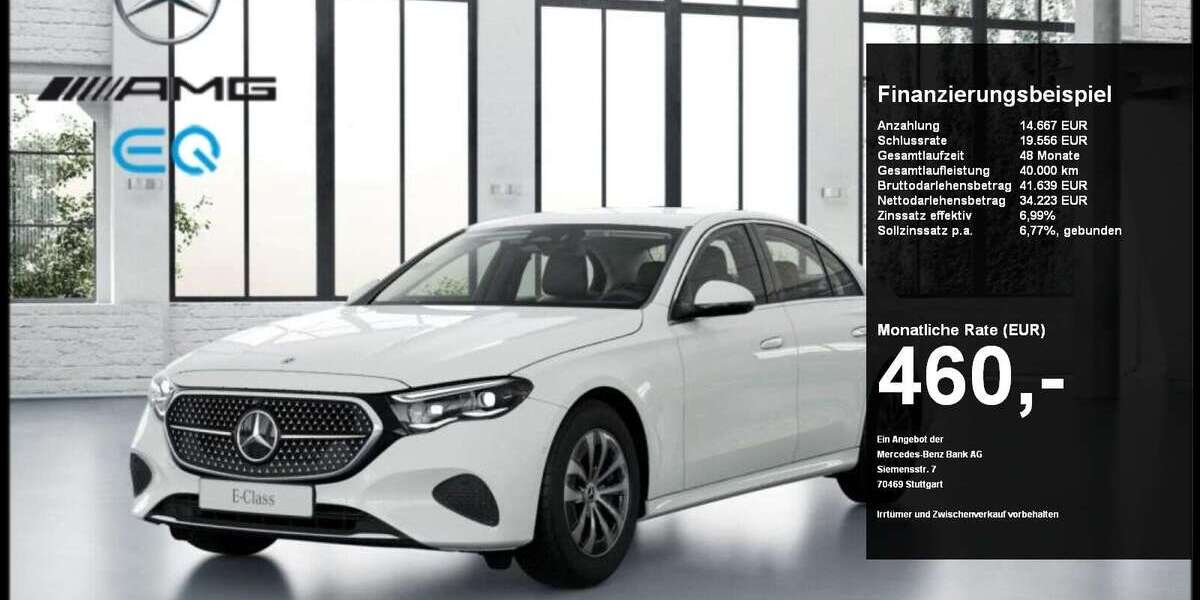 Mercedes-Benz E 220 3.244 km 48.890 &euro; Unna 59423