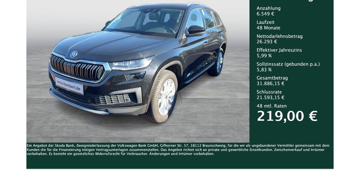 Skoda Kodiaq 48.019 km 32.655 &euro; Dortmund 44309
