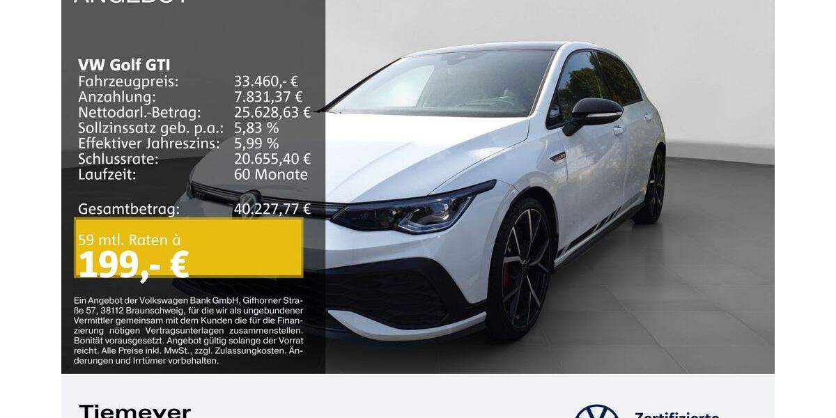 VW Golf 59.974 km 33.460 &euro; Bochum 44892