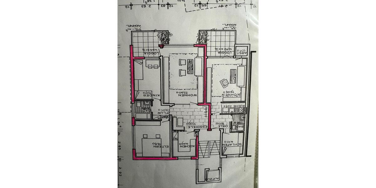 Etagenwohnung Herne Wanne - 3.5 Zimmer, 75 m&sup2;, 140.000&euro; | Angebot:26020589