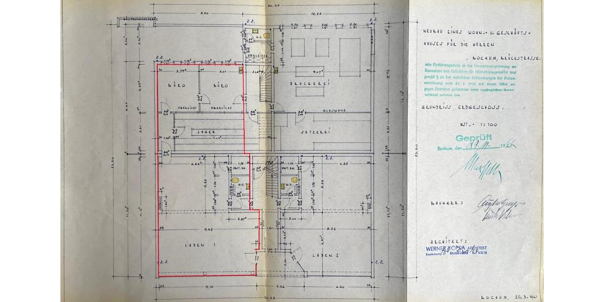 Gewerbeobjekt Bochum - 2.100&euro; | Angebot:24146145