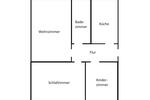 Etagenwohnung Bochum - 3.5 Zimmer, 58 m&sup2;, 625&euro; | Angebot:26003527