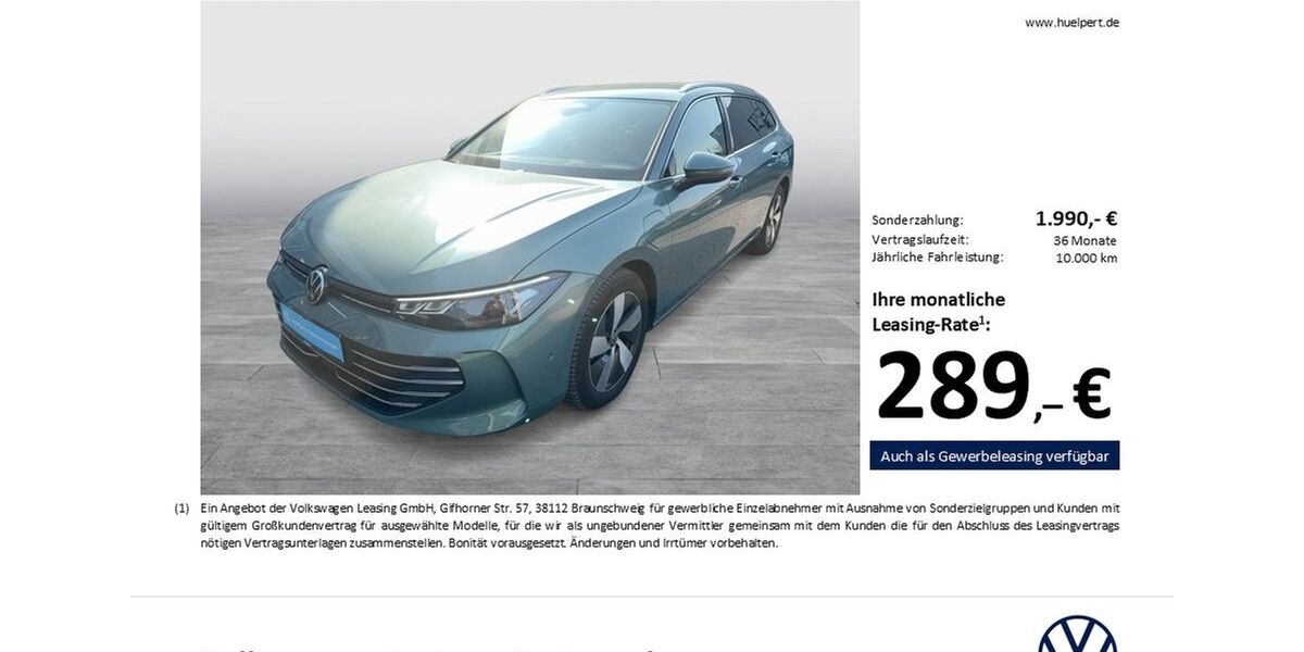 VW Passat Variant 7.557 km 38.228 &euro; Dortmund 44141