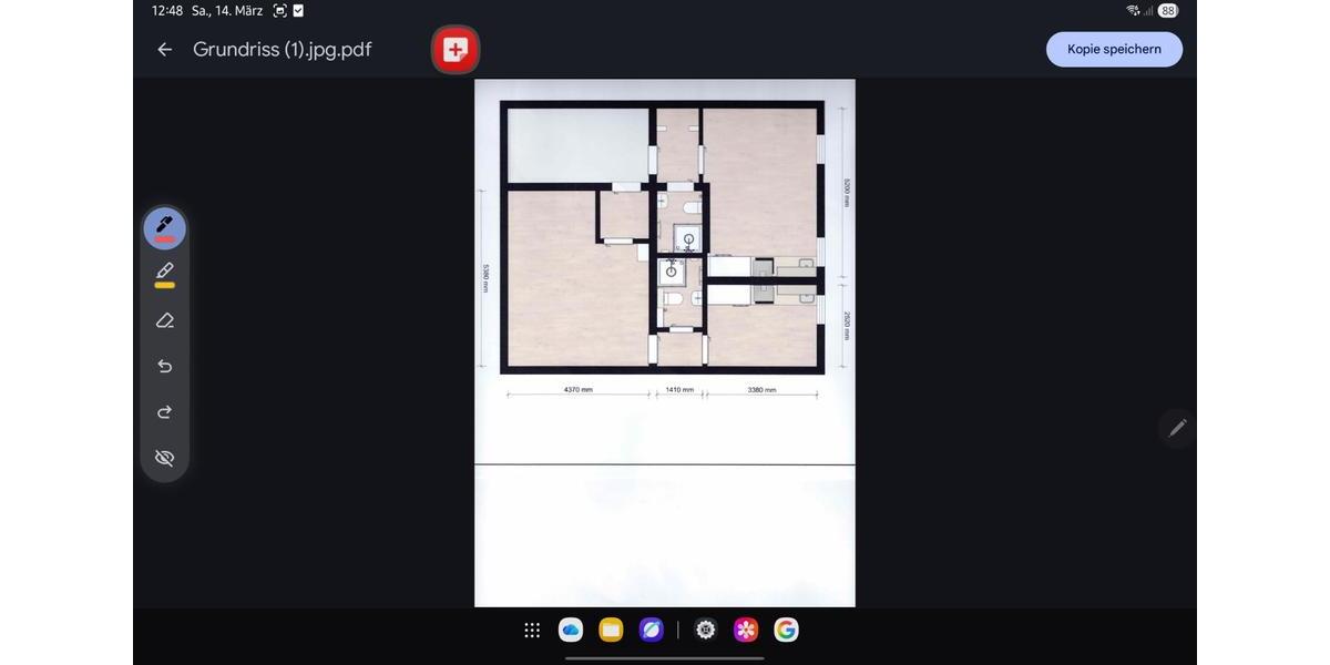 Etagenwohnung Wuppertal Gemarkung Elberfeld - 2 Zimmer, 27 m&sup2;, 890&euro; | Angebot:25454147