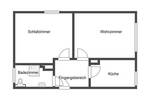 Etagenwohnung Dortmund Kirchlinde - 2 Zimmer, 44 m&sup2;, 105.000&euro; | Angebot:25958391