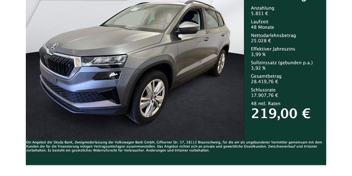 Skoda Karoq 18.161 km 30.431 &euro; Dortmund 44269